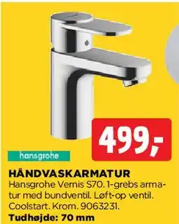 jem & fix Håndvaskarmatur tilbud