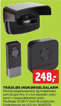 jem & fix Trådløs indkørselsalarm tilbud