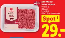 Lidl Hakket oksekød tilbud