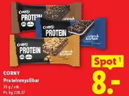 Lidl CORNY Proteinmüslibar tilbud