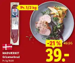 Lidl Grisemørbrad tilbud
