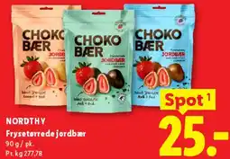 Lidl Choko Bær (frysetørrede jordbær) tilbud