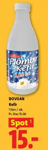 Lidl DOVGAN Kefir (Plombir Kefir) tilbud