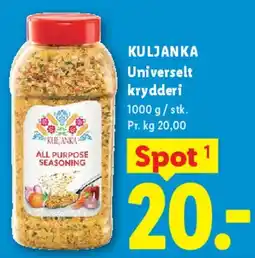 Lidl Universelt krydderi (All-purpose seasoning) tilbud