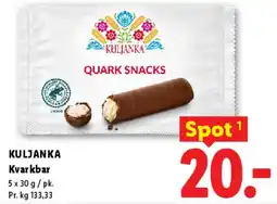 Lidl KULJANKA Quark Snacks tilbud