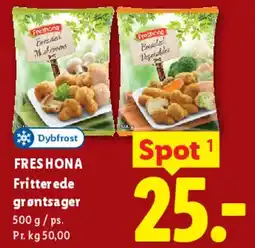 Lidl Freshona friterede grøntsager tilbud