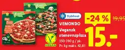 Lidl Vegansk stenovnspizza tilbud