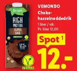 Lidl Vemondo choko-hasselnøddedrik (High Protein) tilbud