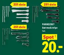 Lidl PARKSIDE Sæt med strips / monteringsdele tilbud