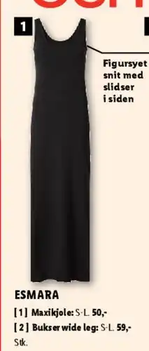 Lidl ESMARA Maxikjole & Bukser wide leg tilbud