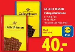 Lidl Pålægschokolade tilbud