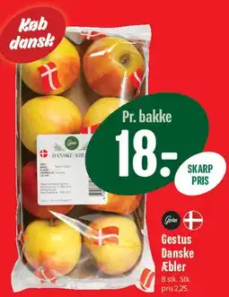 Min Købmand Gestus Danske Æbler (Pr. bakke) tilbud