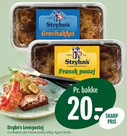 Min Købmand Stryhns leverpostej tilbud