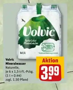REWE DE Volvic Mineralwasser, EUR 3.99 tilbud