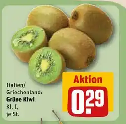 REWE DE Grüne Kiwi, EUR 0.29 tilbud