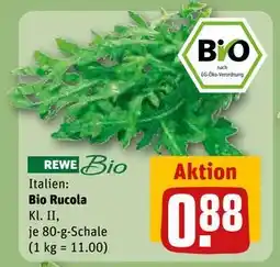REWE DE Bio Rucola, EUR 0.88 tilbud