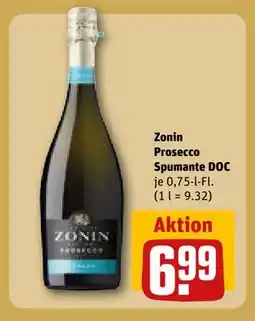 REWE DE Zonin Prosecco Spumante DOC, EUR 6.99 tilbud