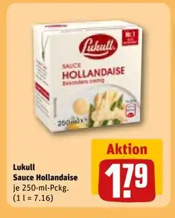 REWE DE Lukull Sauce Hollandaise, EUR 1.79 tilbud