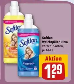 REWE DE Softlan Weichspüler Ultra, EUR 1.29 tilbud