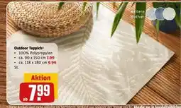 REWE DE Outdoor Teppich tilbud