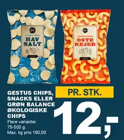 Let-Køb Gestus chips / Grøn Balance økologiske chips tilbud