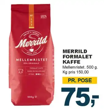 Merrild Formalet Kaffe