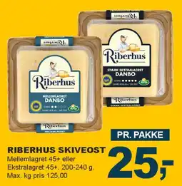 Let-Køb Riberhus Skiveost tilbud