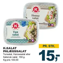 Let-Køb K-Salat Pålægssalat tilbud