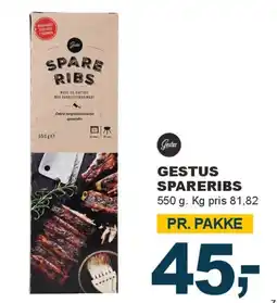 Let-Køb Gestus Spareribs tilbud