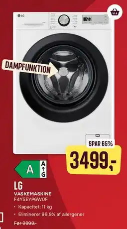 Skousen LG vaskemaskine F4V5EY6W0F tilbud