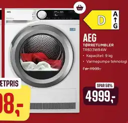 Skousen AEG tørretumbler tilbud