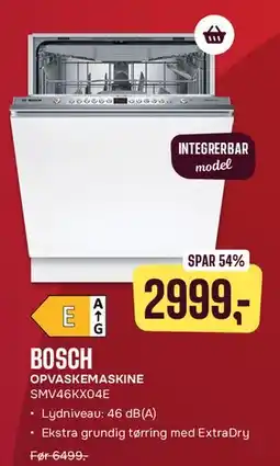 Skousen Bosch opvaskemaskine (integrerbar) tilbud