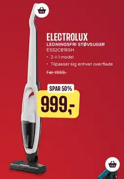 Skousen Electrolux ledningsfri støvsuger tilbud