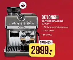 Skousen DE'LONGHI Espressomaskine EC9255.T tilbud