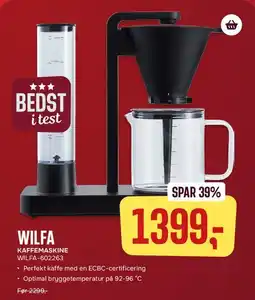 Skousen WILFA Kaffemaskine WILFA-602263 tilbud