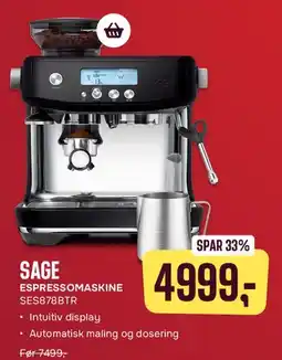 Skousen SAGE Espressomaskine tilbud