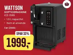 Skousen WATTSON SOFTICEMASKINE tilbud