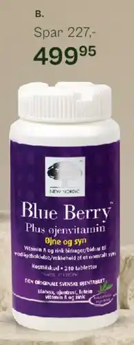 Helsam Blue Berry Plus tilbud