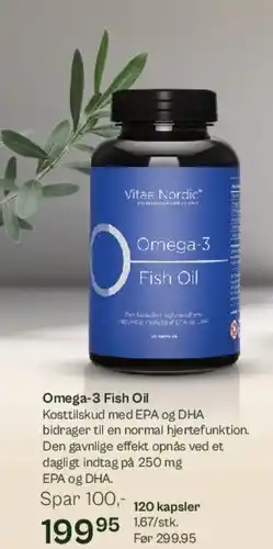 Helsam Omega-3 Fish Oil tilbud