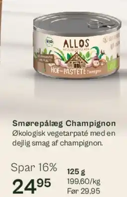 Helsam Smørepålæg Champignon tilbud