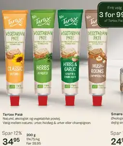 Helsam Tartex Paté tilbud
