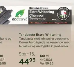 Helsam Tandpasta Extra Whitening (Charcoal) tilbud