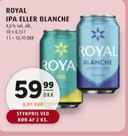 Scandinavian Park Royal IPA eller blanche tilbud