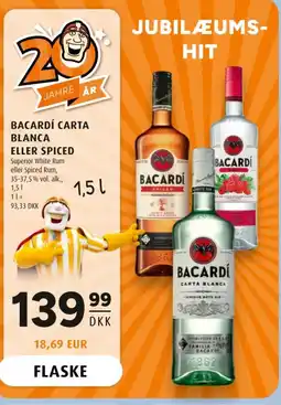 Scandinavian Park Bacardi Carta blanca eller spiced tilbud