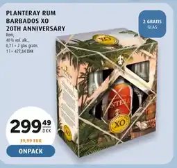 Scandinavian Park Planteray Rum barbados XO 20th anniversary tilbud