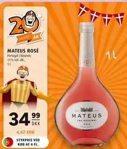 Scandinavian Park Mateus rosé tilbud