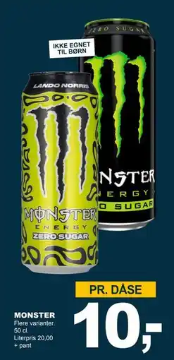 Let-Køb MONSTER tilbud