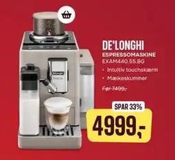Skousen DE'LONGHI ESPRESSOMASKINE EXAM440.55.BG tilbud
