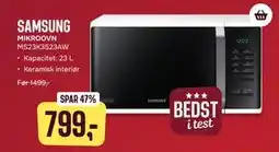 Skousen SAMSUNG MIKROOVN MS23K3523AW tilbud