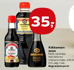 SuperBrugsen Kikkoman soya tilbud